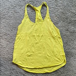 Lululemon yellow tank